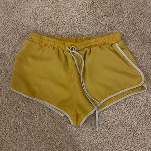 FOREVER 21 Yellow Dolphin Shorts